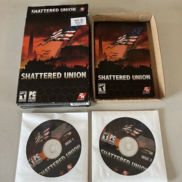 Shattered Union PC CD-ROM Complete In Original Box W Manual Rated T Teen CIB - Picture 2 of 3